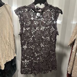 Buckle lace tank